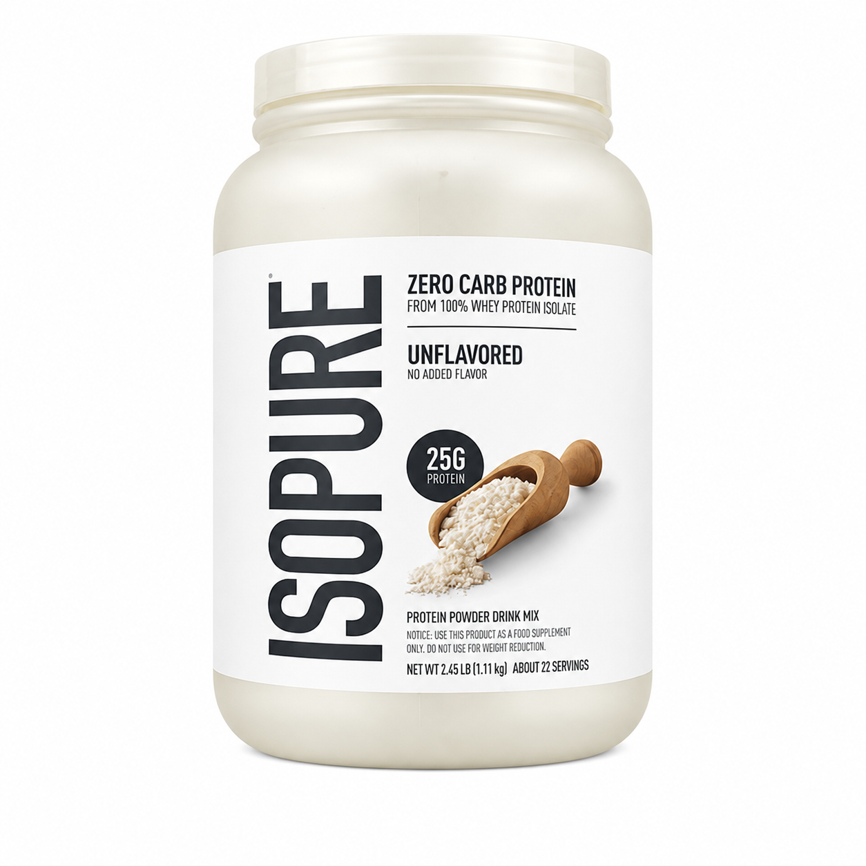 Isopure Zero Carb Isopure Unflavored — Tu Punto Fitness Valencia, Venezuela