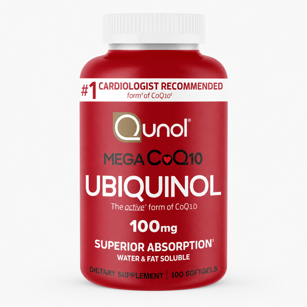 Mega CoQ10 Ubiquinol 100 mg