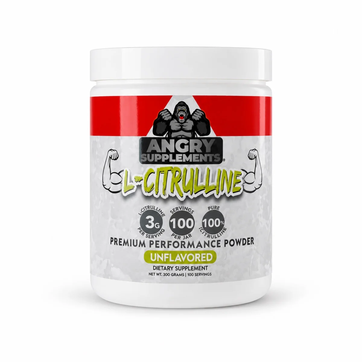 L-Citrulline Angry Supplements Unflavored — Tu Punto Fitness Valencia, Venezuela