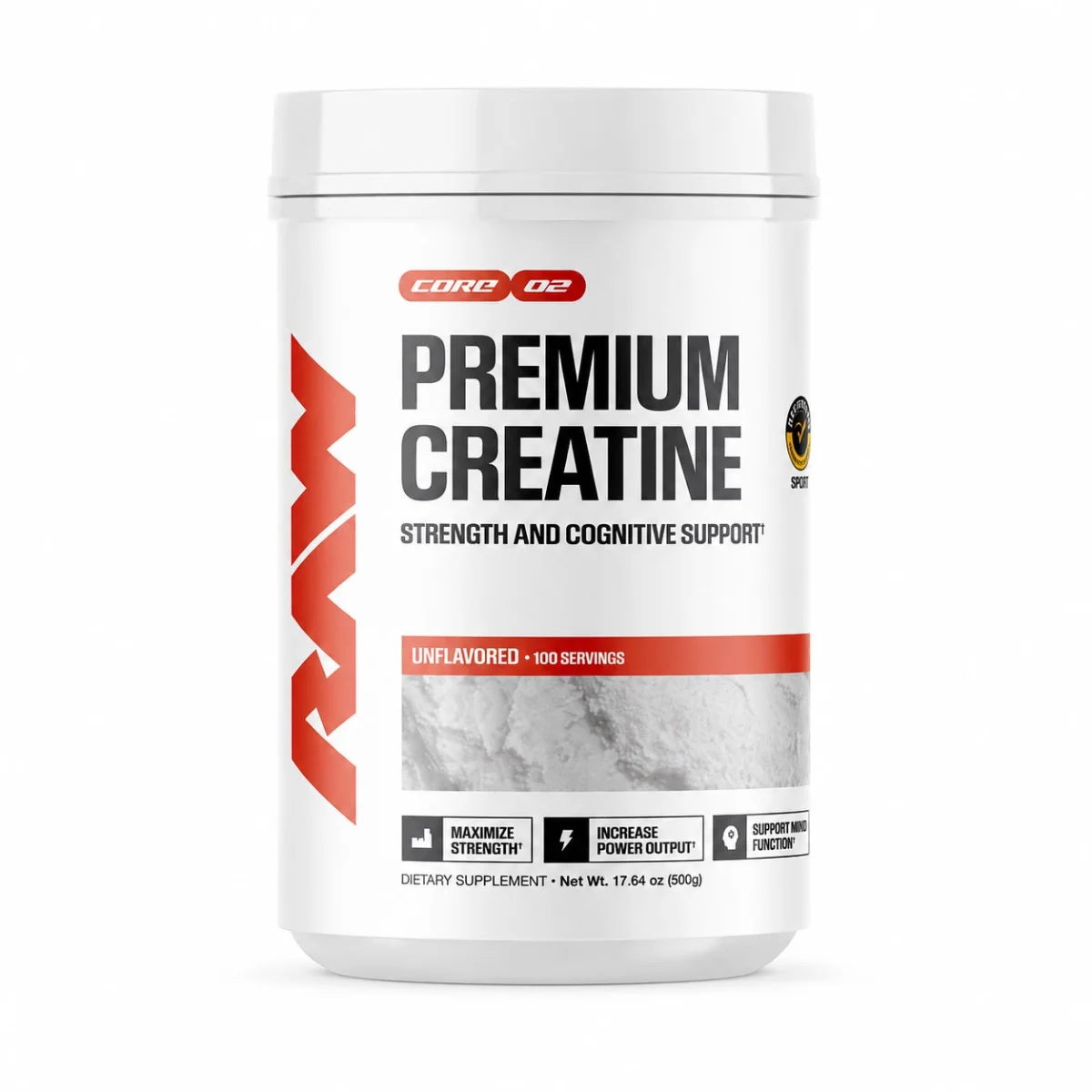 Premium Creatine Raw Sin Sabor — Tu Punto Fitness Valencia, Venezuela