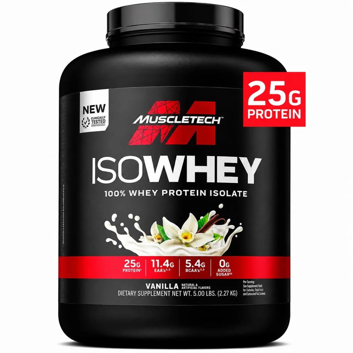 MuscleTech ISO Whey 100% Whey Protein Isolate MuscleTech Vanilla — Tu Punto Fitness Valencia, Venezuela