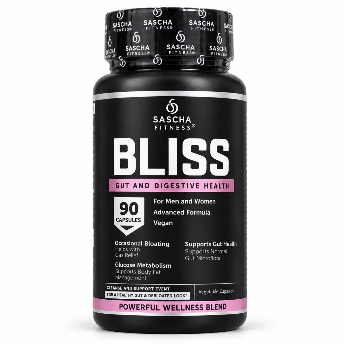 BLISS Gut and Digestive Health Sascha Fitness Sin sabor — Tu Punto Fitness Valencia, Venezuela