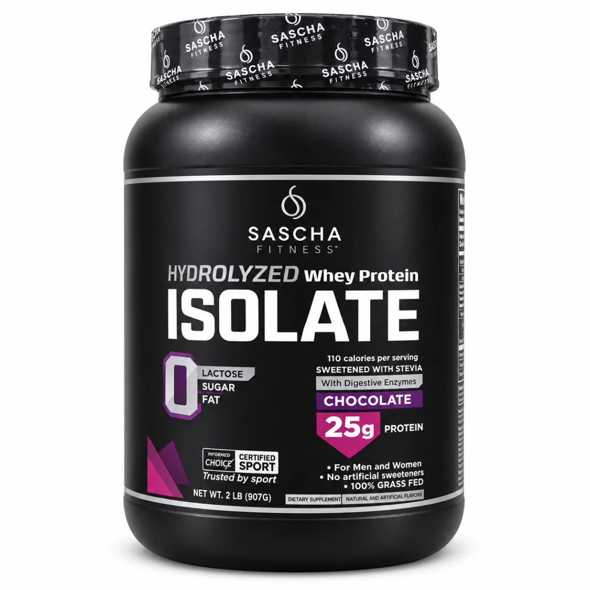 Hydrolyzed Whey Protein Isolate Sascha Fitness — Tu Punto Fitness Valencia, Venezuela