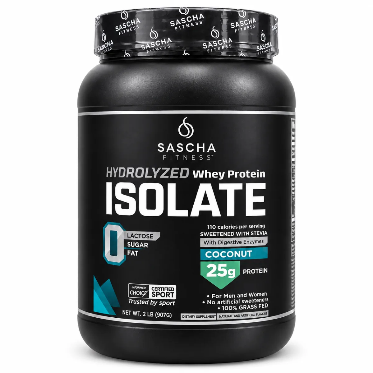 Hydrolyzed Whey Protein Isolate Sascha Fitness — Tu Punto Fitness Valencia, Venezuela