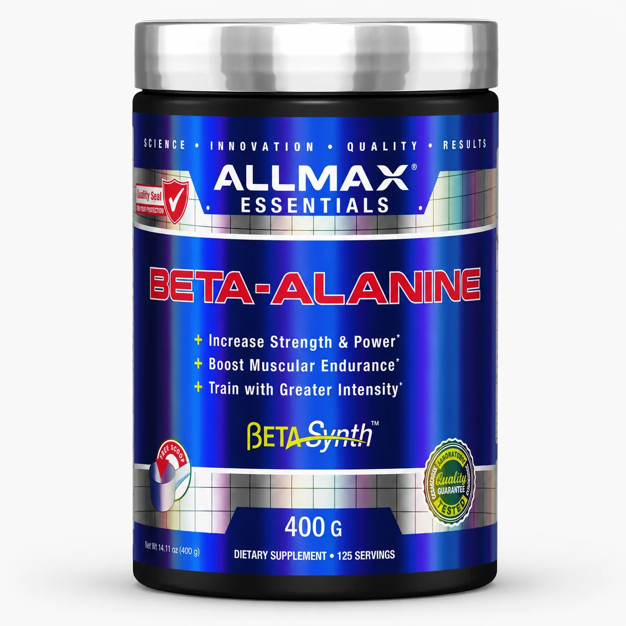 Beta-Alanine Allmax Essentials Unflavored — Tu Punto Fitness Valencia, Venezuela
