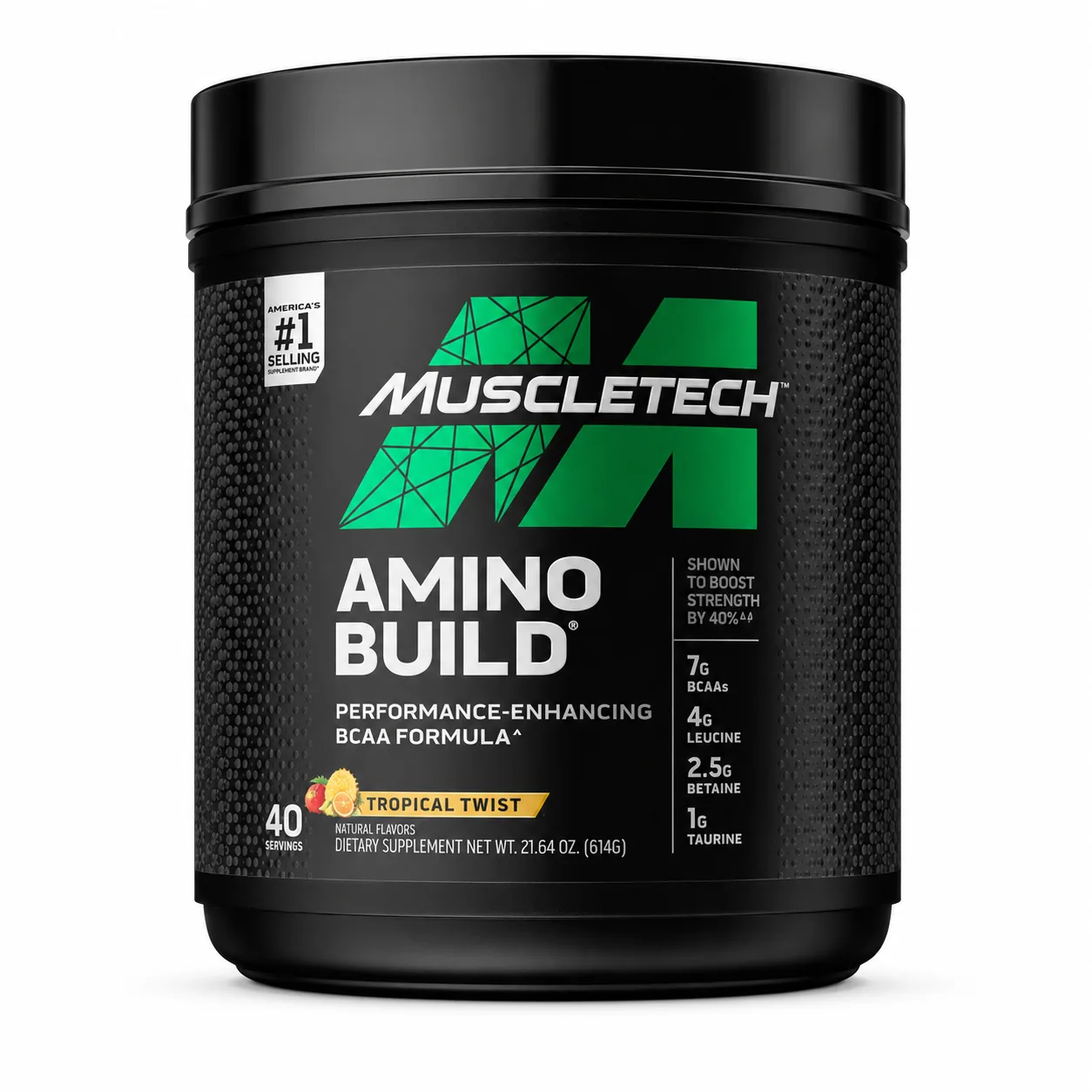 Amino Build MuscleTech Tropical Twist — Tu Punto Fitness Valencia, Venezuela