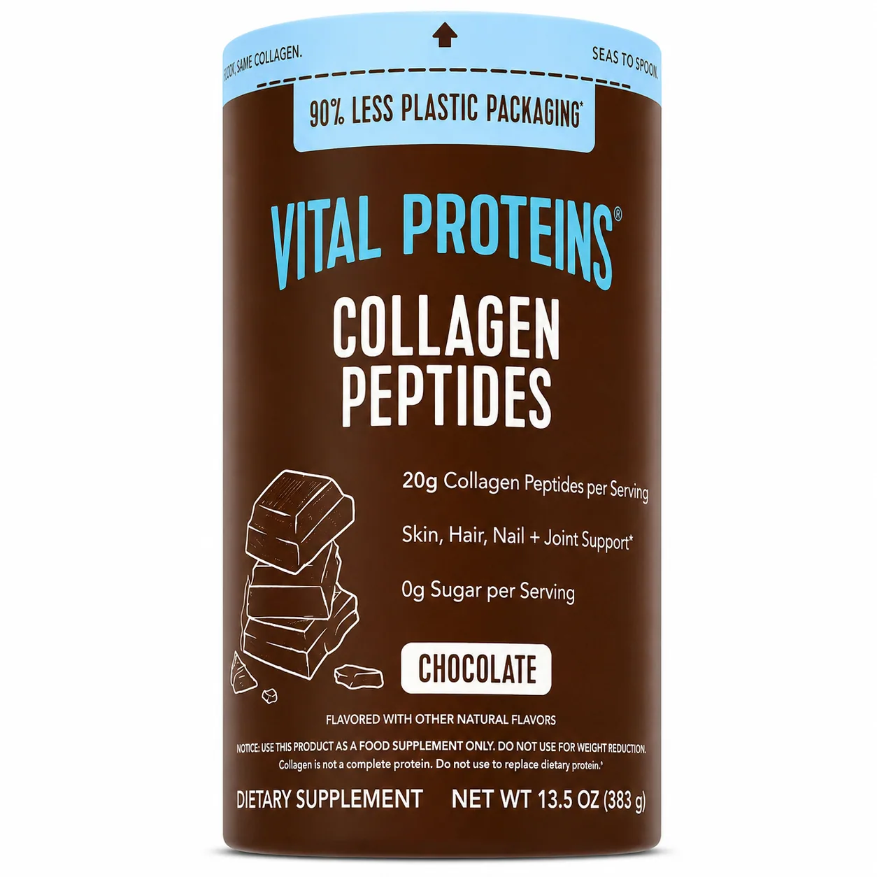 Collagen Peptides Vital Proteins Chocolate — Tu Punto Fitness Valencia, Venezuela