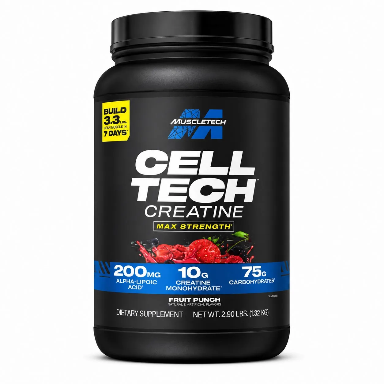Cell-Tech Creatine Max Strength MuscleTech Fruit Punch — Tu Punto Fitness Valencia, Venezuela
