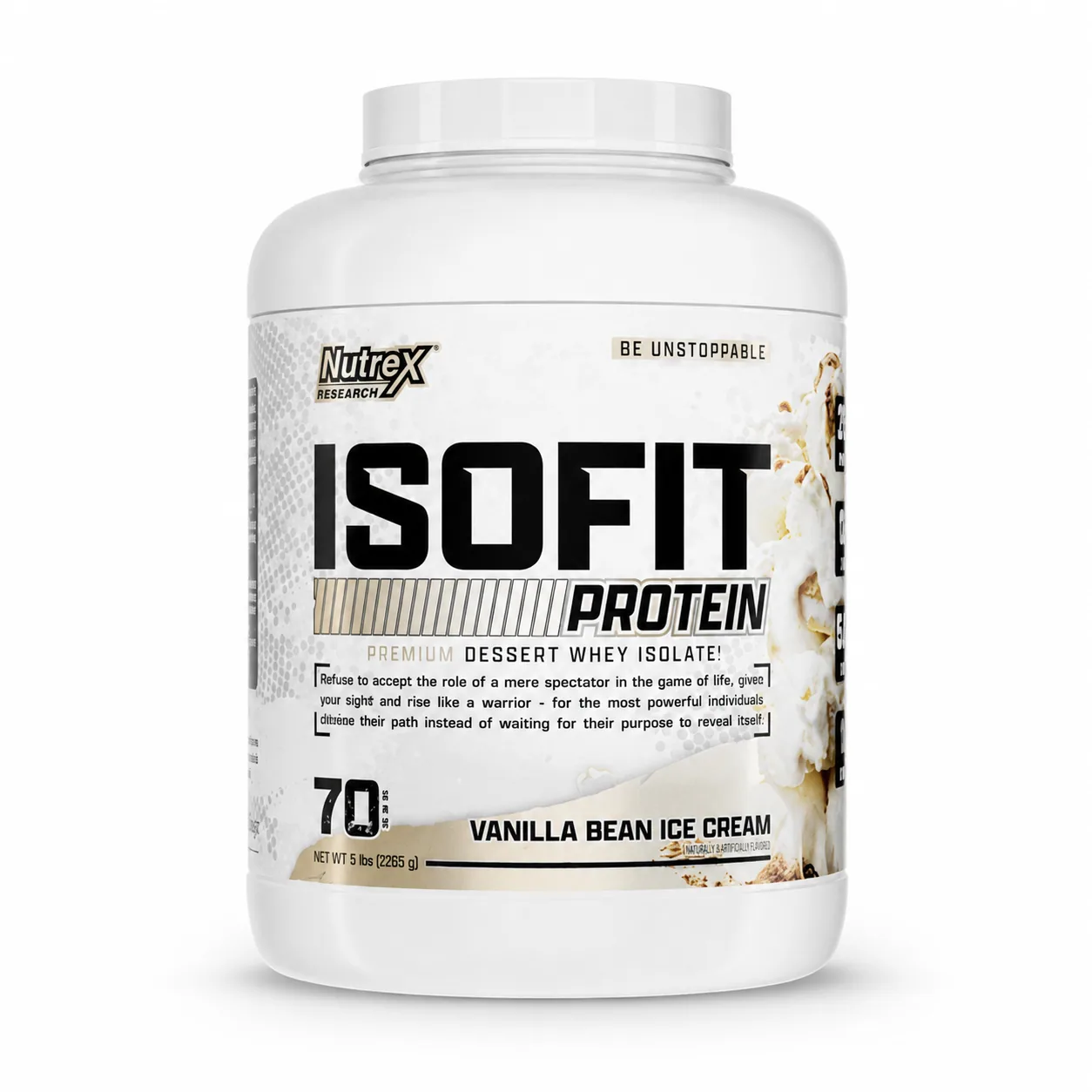 Isofit Protein Nutrex Vanilla Bean Ice Cream — Tu Punto Fitness Valencia, Venezuela