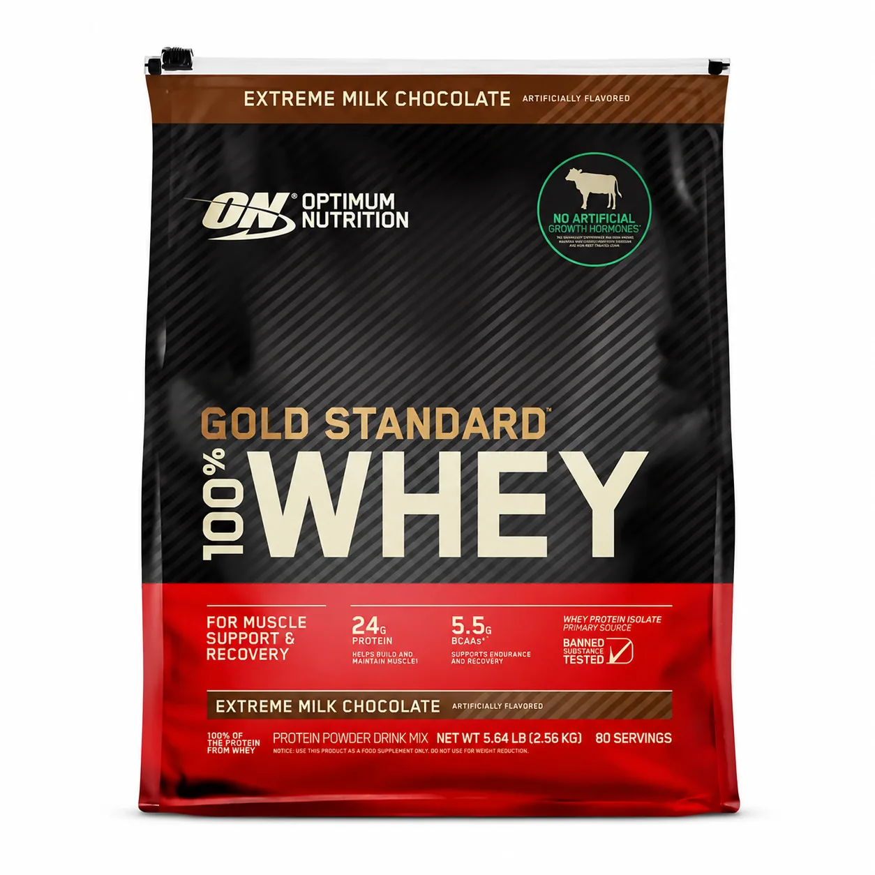 Gold Standard 100% Whey Optimum Nutrition Extreme Milk Chocolate — Tu Punto Fitness Valencia, Venezuela