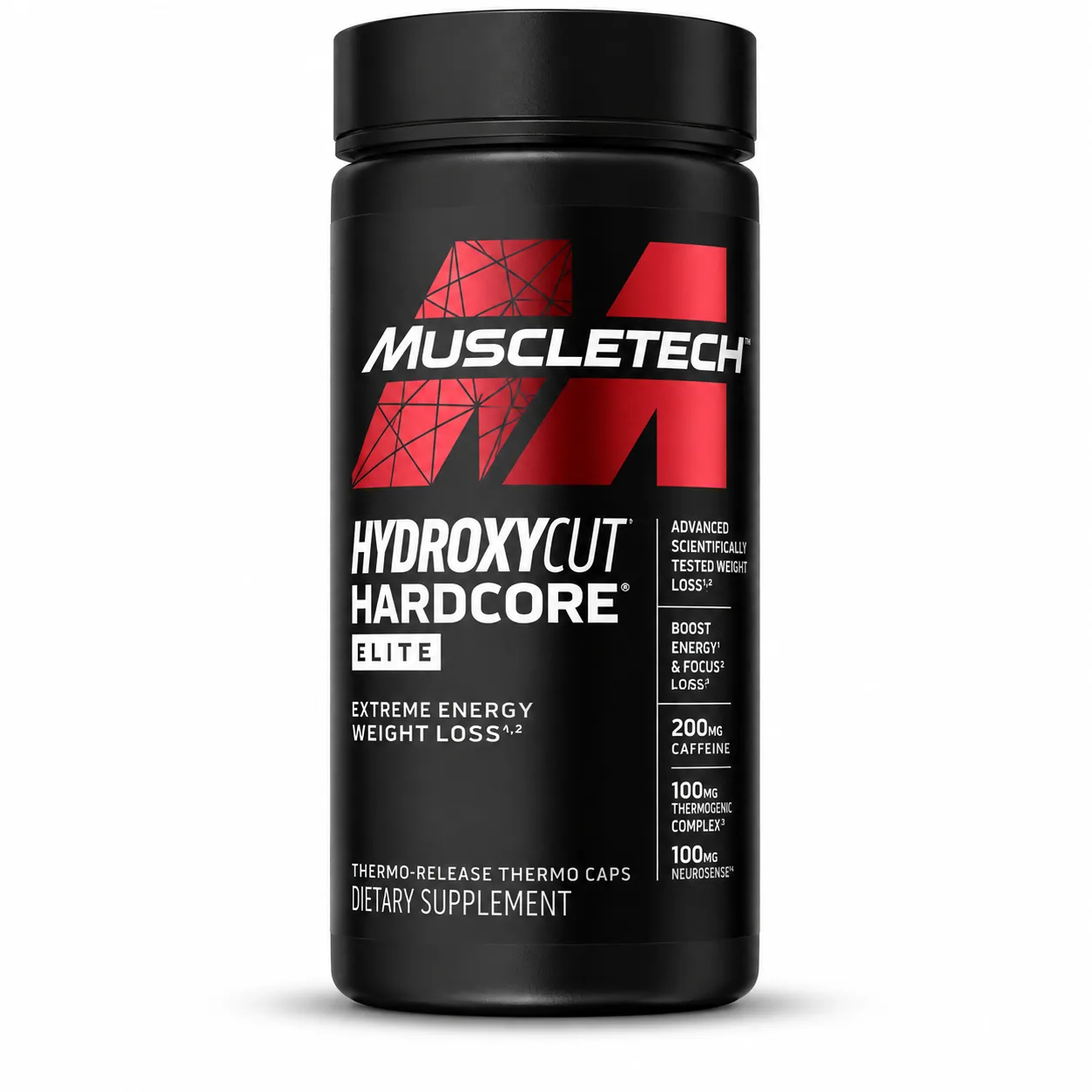 Hydroxycut Hardcore Elite MuscleTech — Tu Punto Fitness Valencia, Venezuela