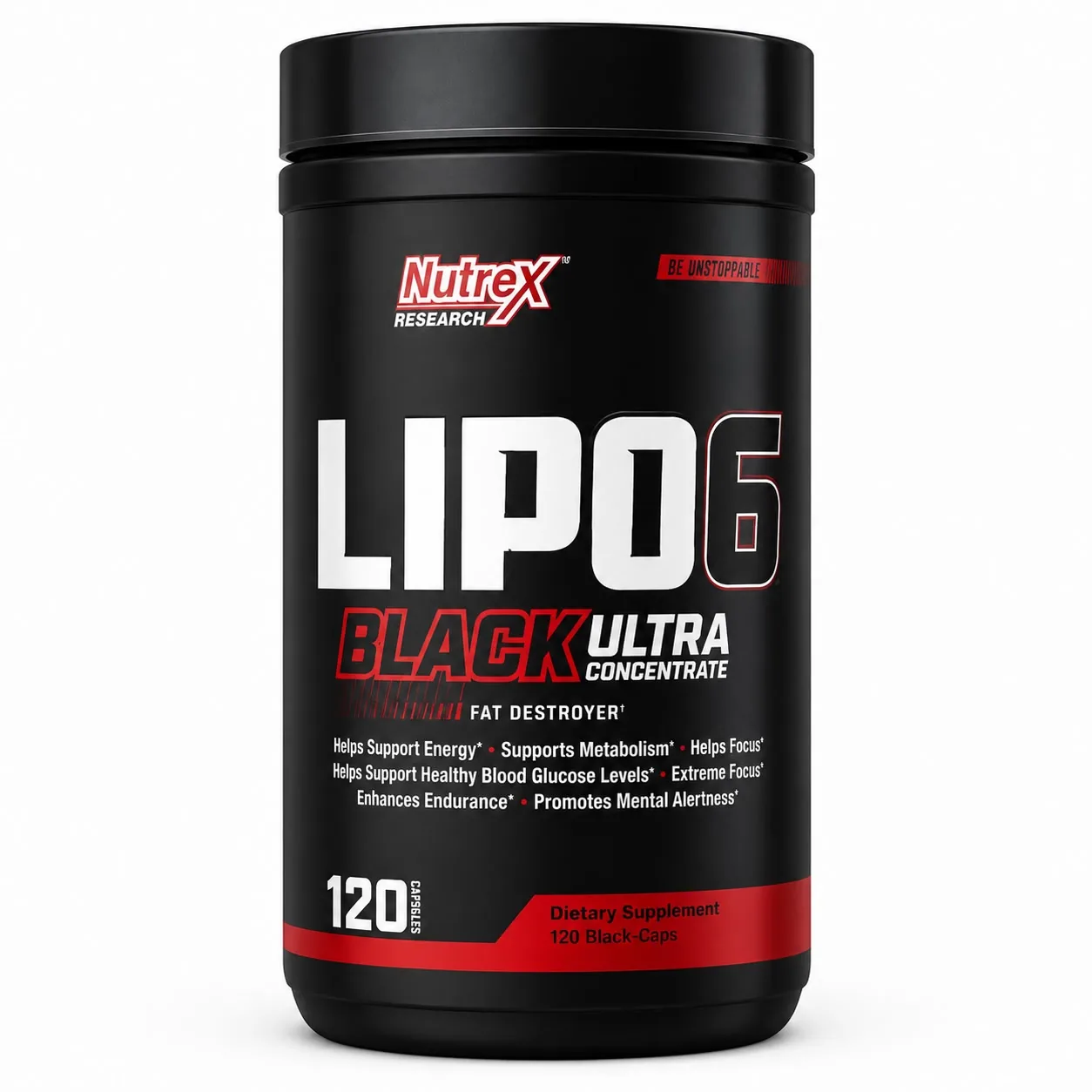 Lipo 6 Black Ultra Concentrate Nutrex — Tu Punto Fitness Valencia, Venezuela