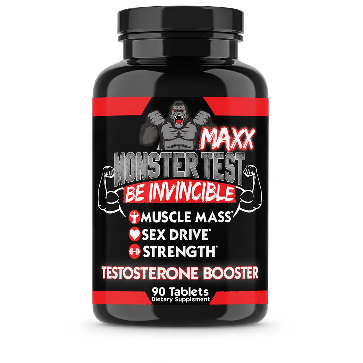 Monster Test Maxx Angry Supplements — Tu Punto Fitness Valencia, Venezuela