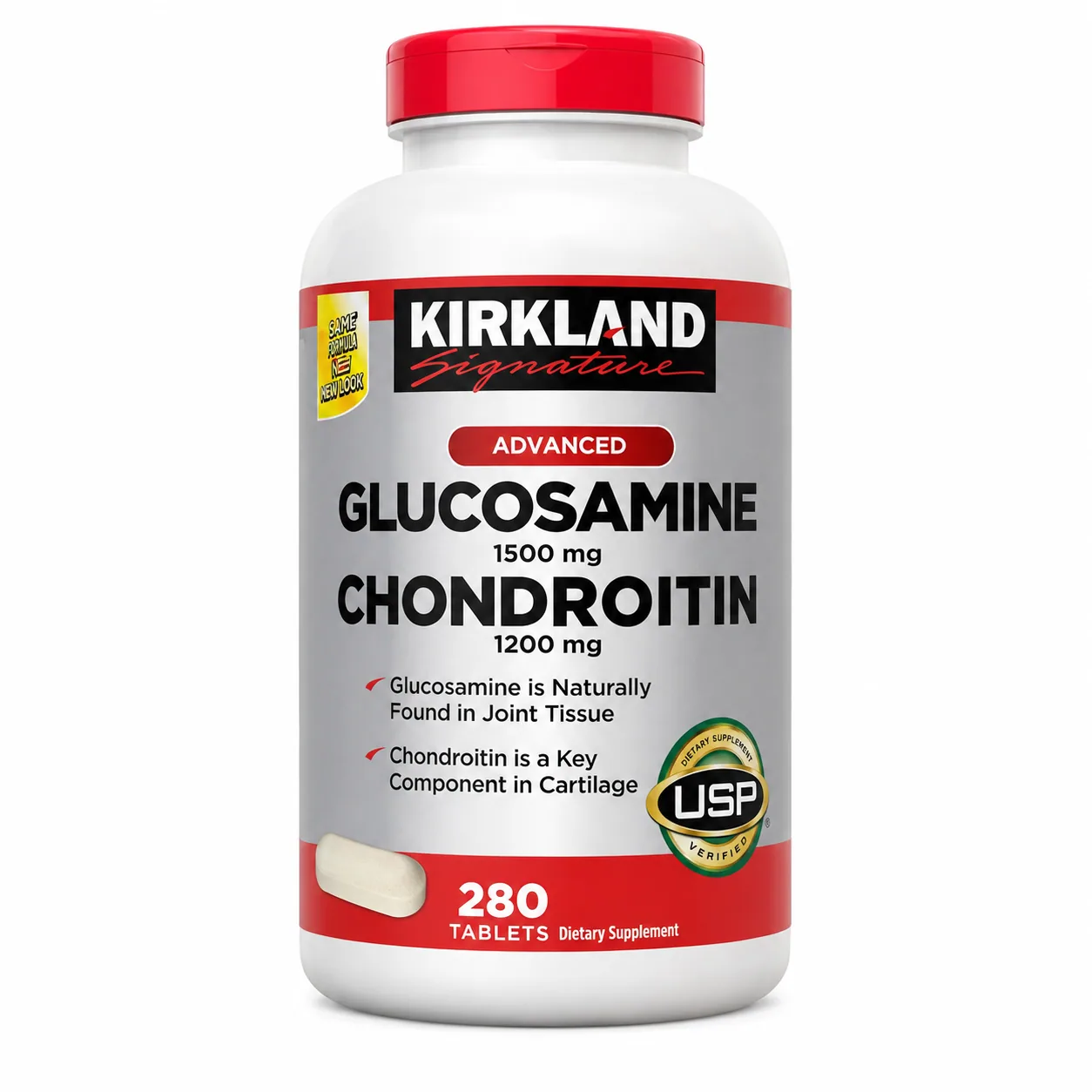 Advanced Glucosamine 1500 mg / Chondroitin 1200 mg Kirkland Signature — Tu Punto Fitness Valencia, Venezuela
