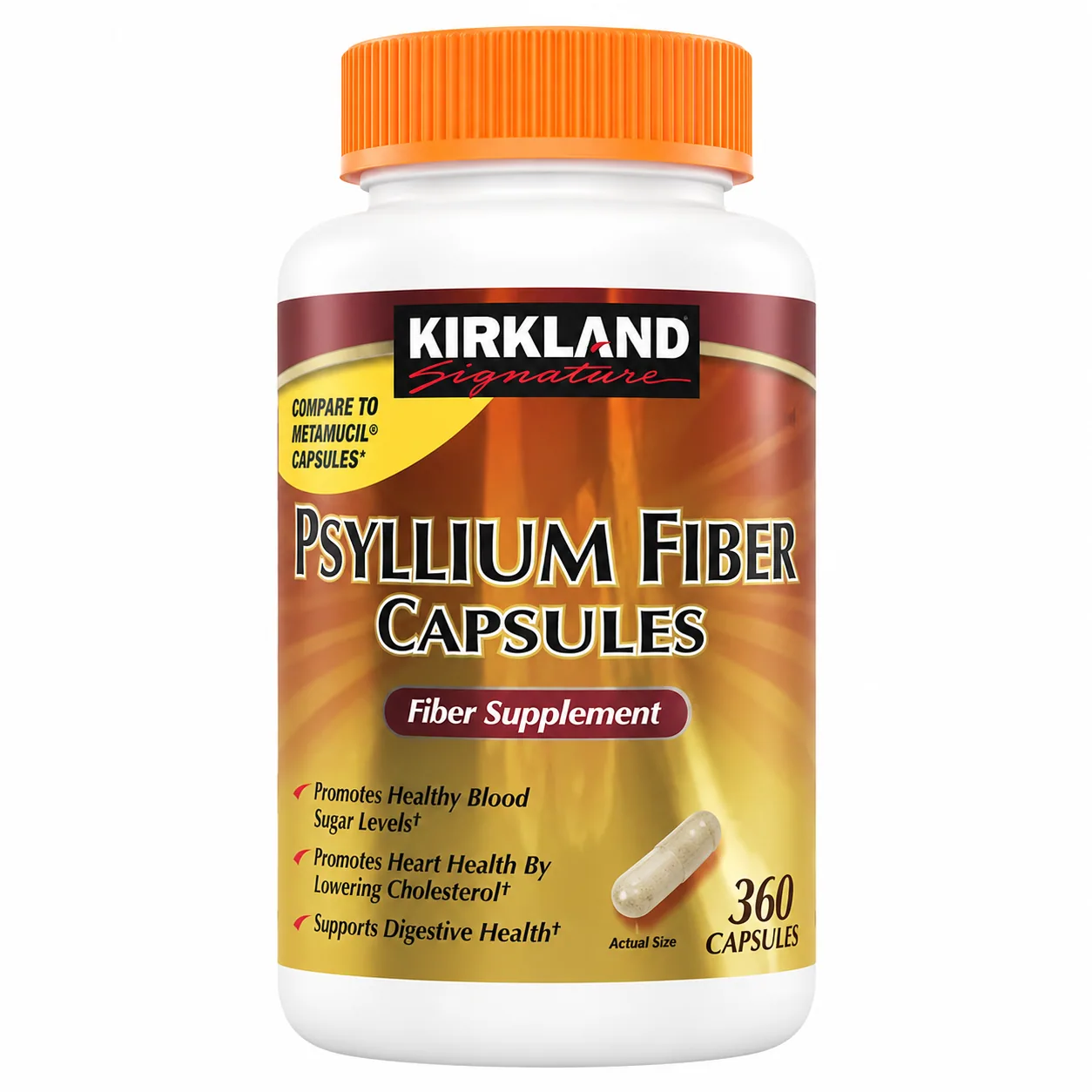 Psyllium Fiber Capsules Kirkland Signature — Tu Punto Fitness Valencia, Venezuela