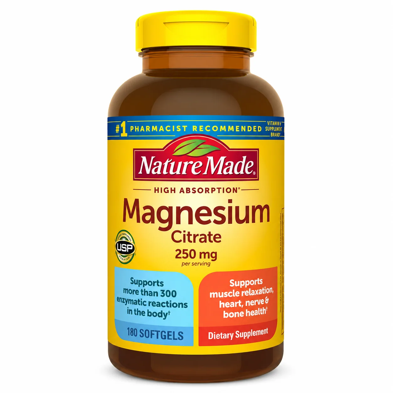Magnesium Citrate 250 mg Nature Made — Tu Punto Fitness Valencia, Venezuela