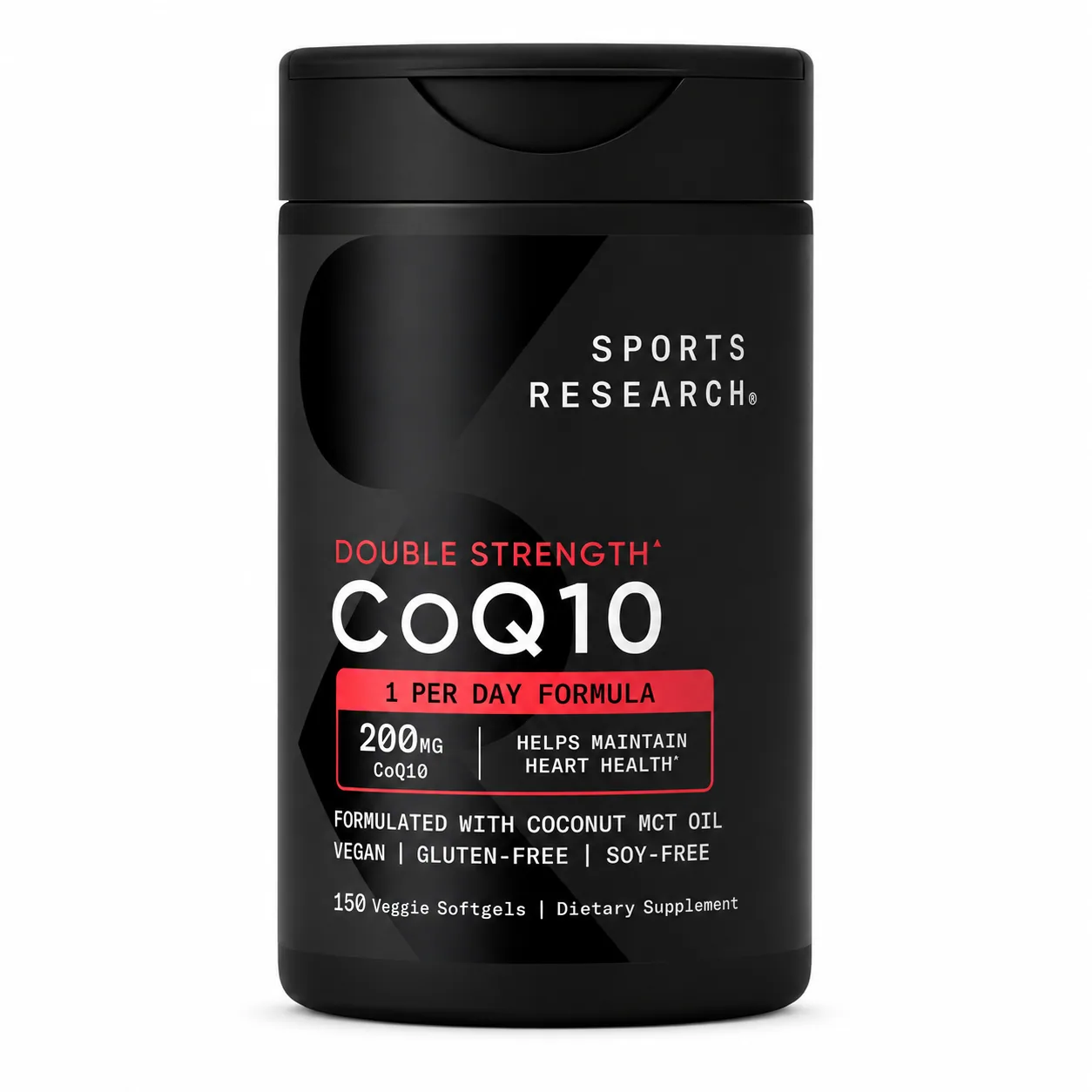 Double Strength CoQ10 200 mg Sports Research — Tu Punto Fitness Valencia, Venezuela