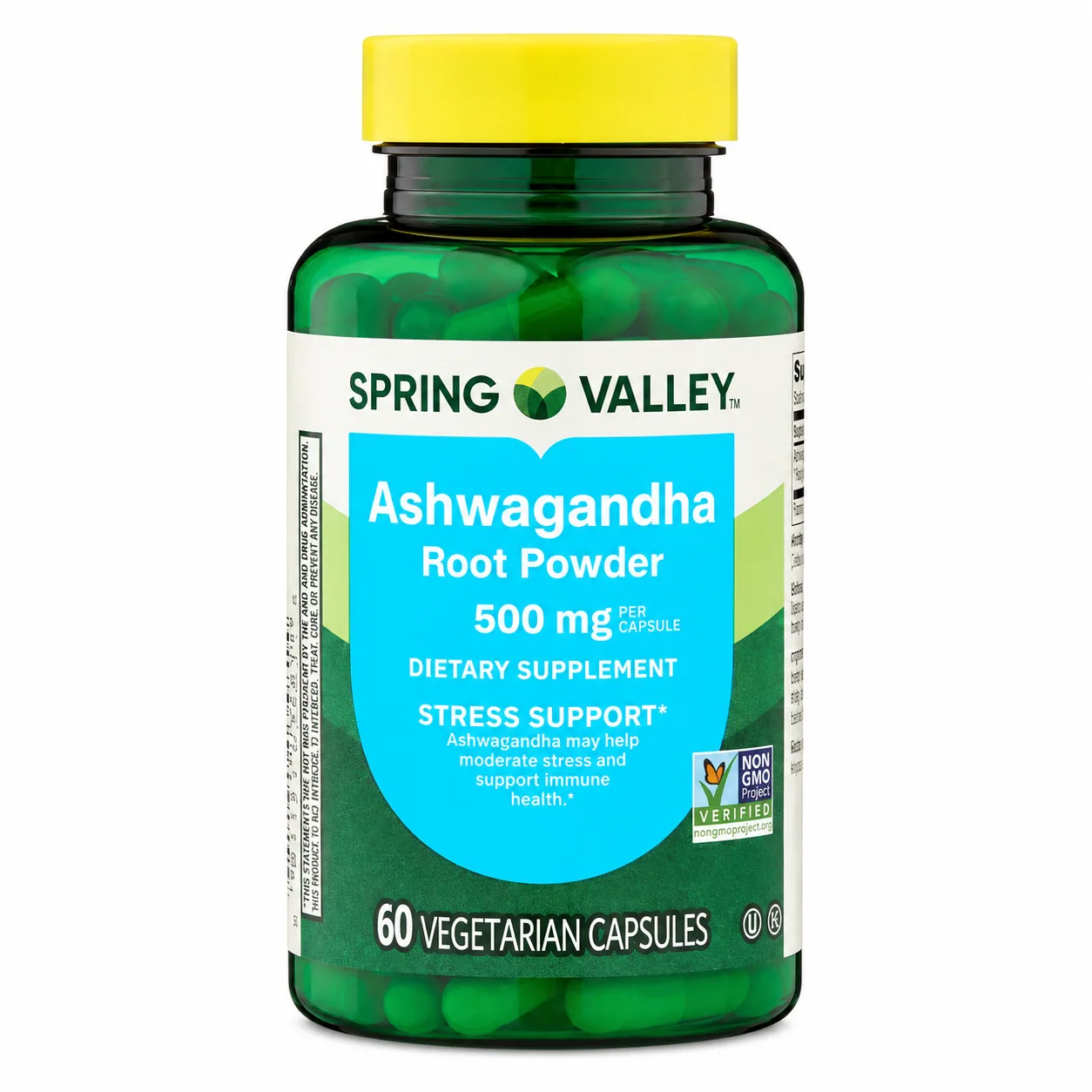 Ashwagandha Root Powder 500 mg Spring Valley — Tu Punto Fitness Valencia, Venezuela
