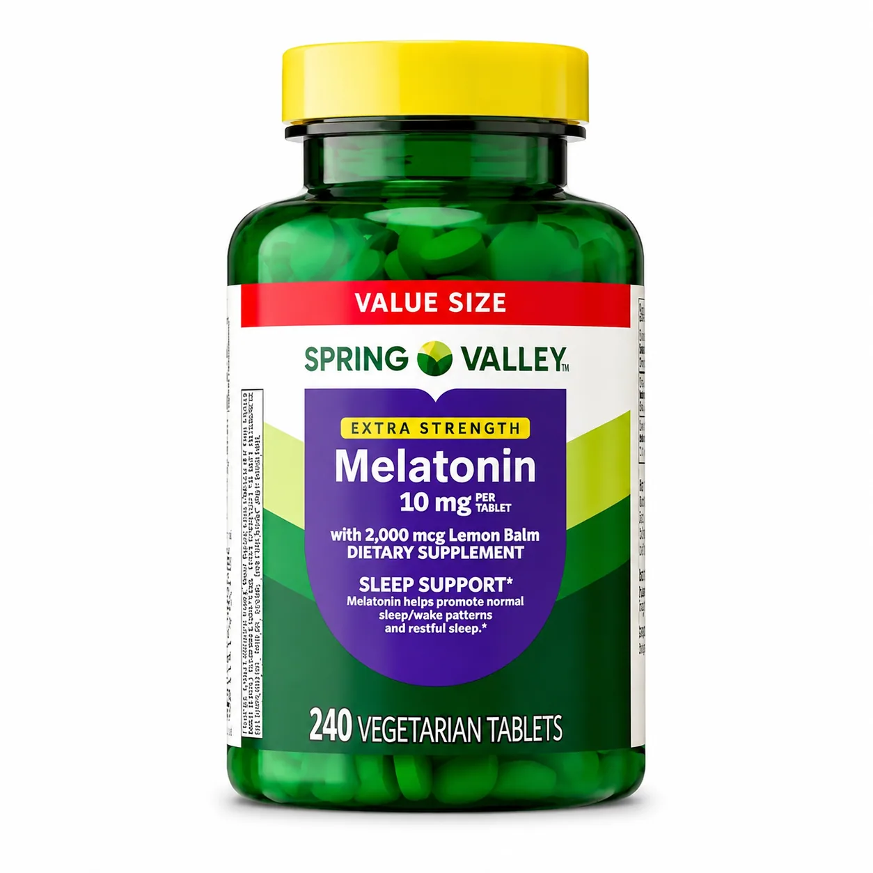 Melatonin 10 mg Extra Strength Spring Valley — Tu Punto Fitness Valencia, Venezuela