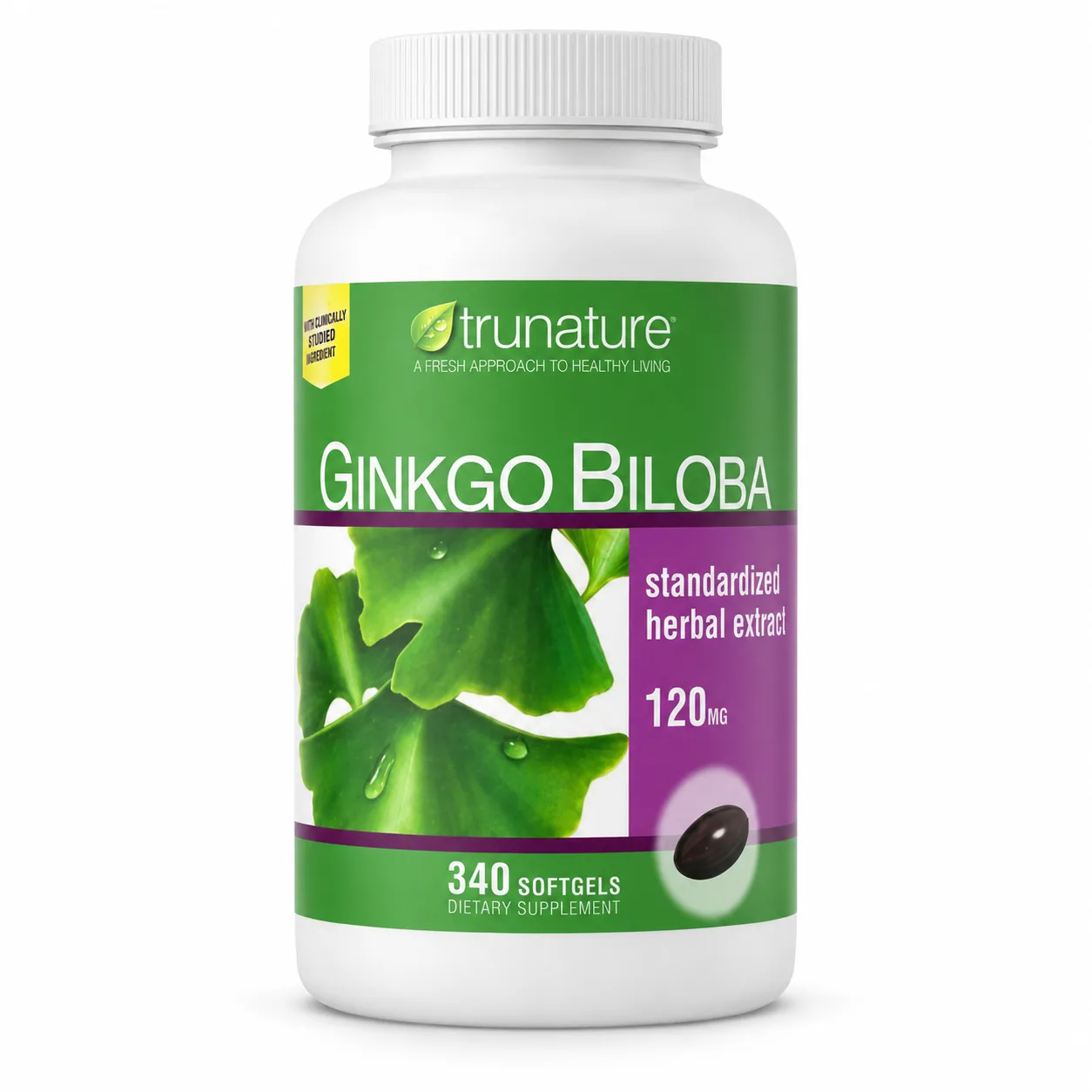 Ginkgo Biloba 120 mg trunature — Tu Punto Fitness Valencia, Venezuela