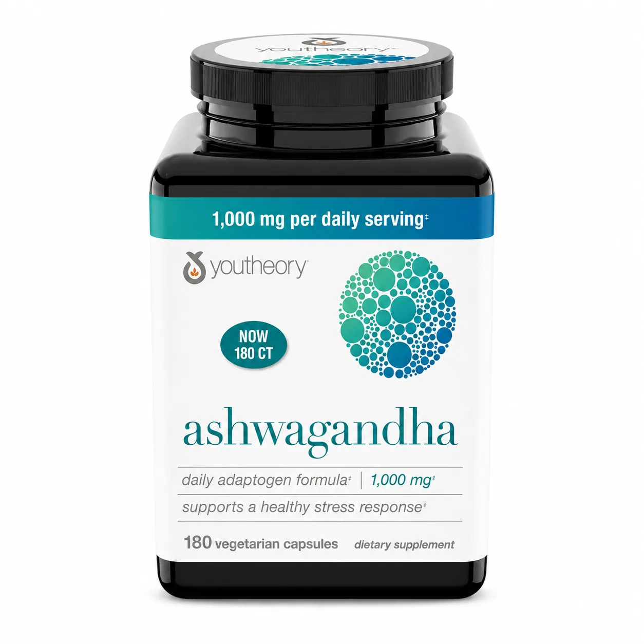 Ashwagandha 1,000 mg Youtheory — Tu Punto Fitness Valencia, Venezuela
